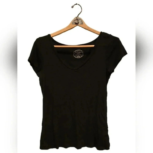 Old Navy Tops - Old Navy, Size L, "Black Jack" Everywear V-Neck T-Shirt